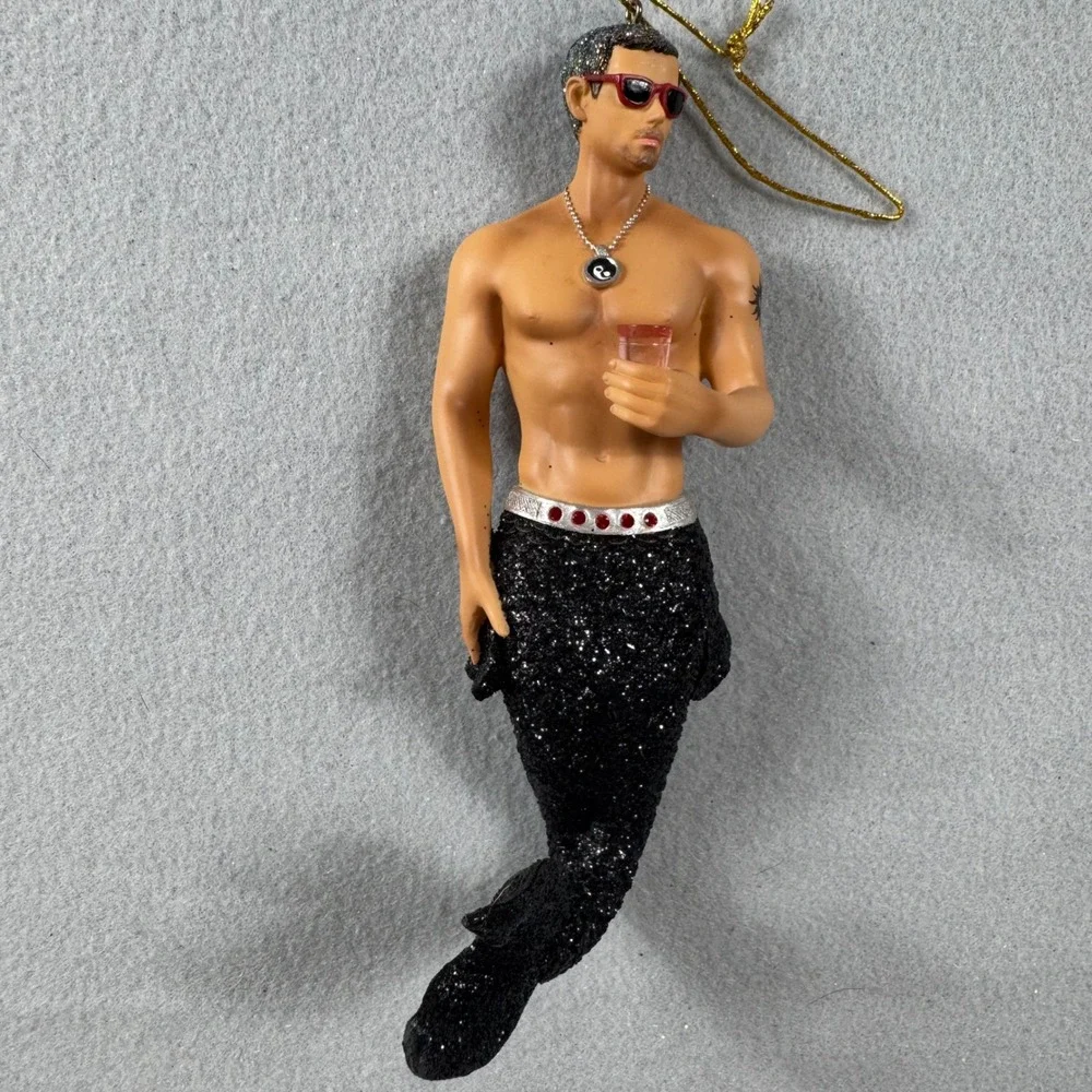 December Diamonds 2014 Yin and Yang Merman Retired Ornament 55-90843 w/Box